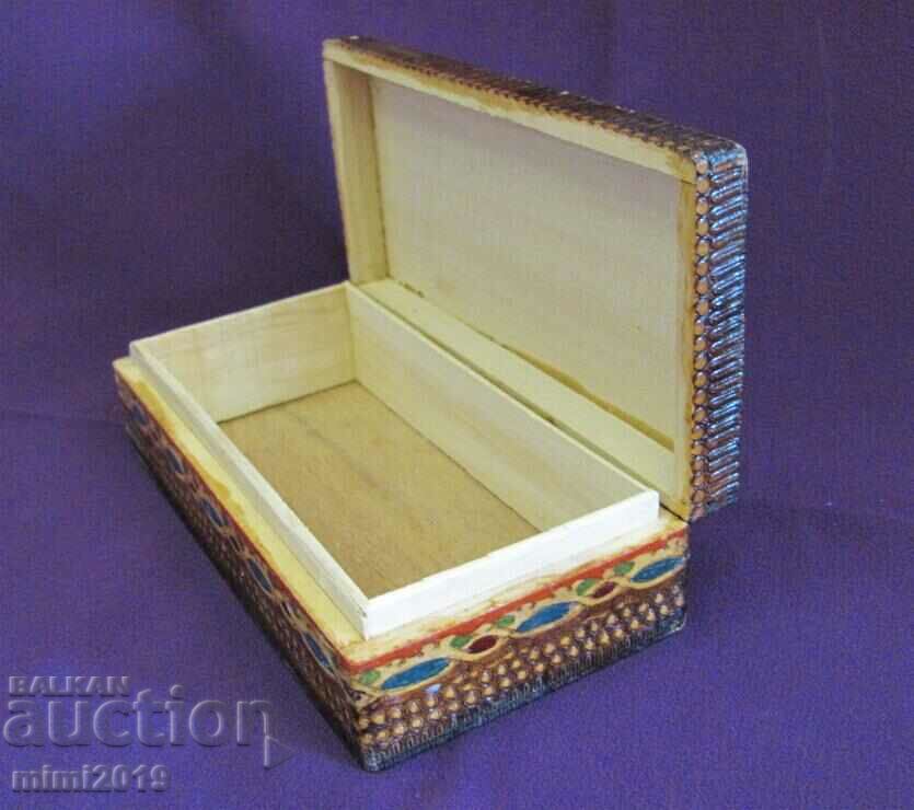 Παράδοση Vintage Ξύλινο Κουτί κοσμημάτων χειροποίητο Παράδοση Vintage Ξύλινο Κουτί κοσμημάτων χειροποίητο