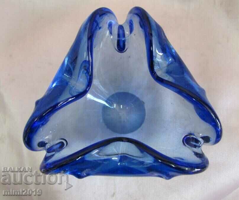 Screw Murano Crystal Glass Ashtray with price 110.00 BGN | € 56.24