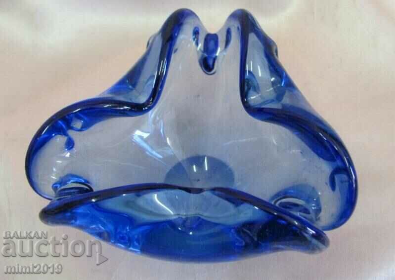 Screw Murano Crystal Glass Ashtray - 5