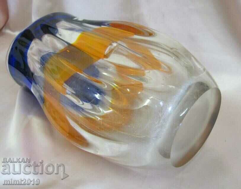 Γυάλινο βάζο από συμπαγές κρυστάλλινο Murano - 6 Γυάλινο βάζο από συμπαγές κρυστάλλινο Murano - 6