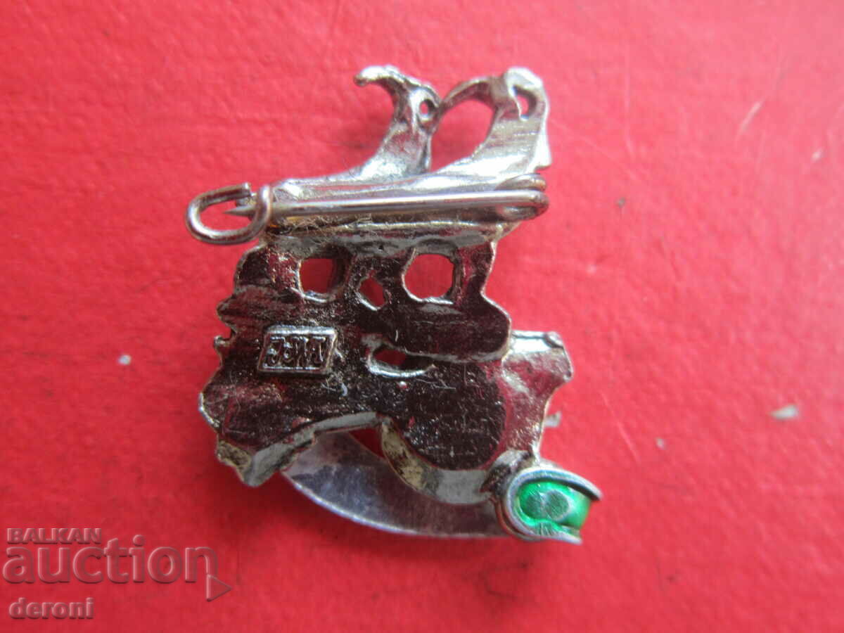 Delivery of Amazing hunting sign badge bronze enamel