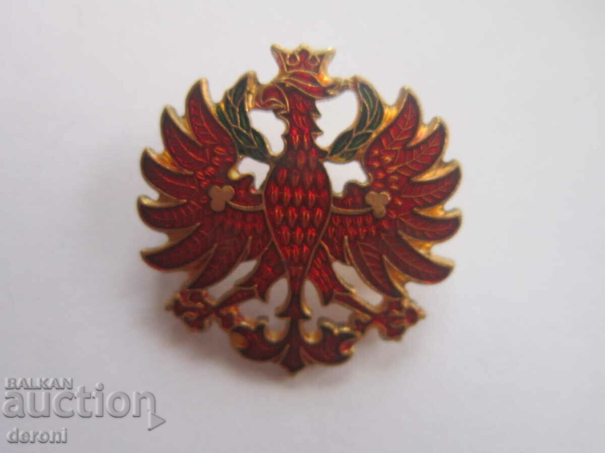 Παράδοση Χάλκινο σήμα αετού σμάλτο