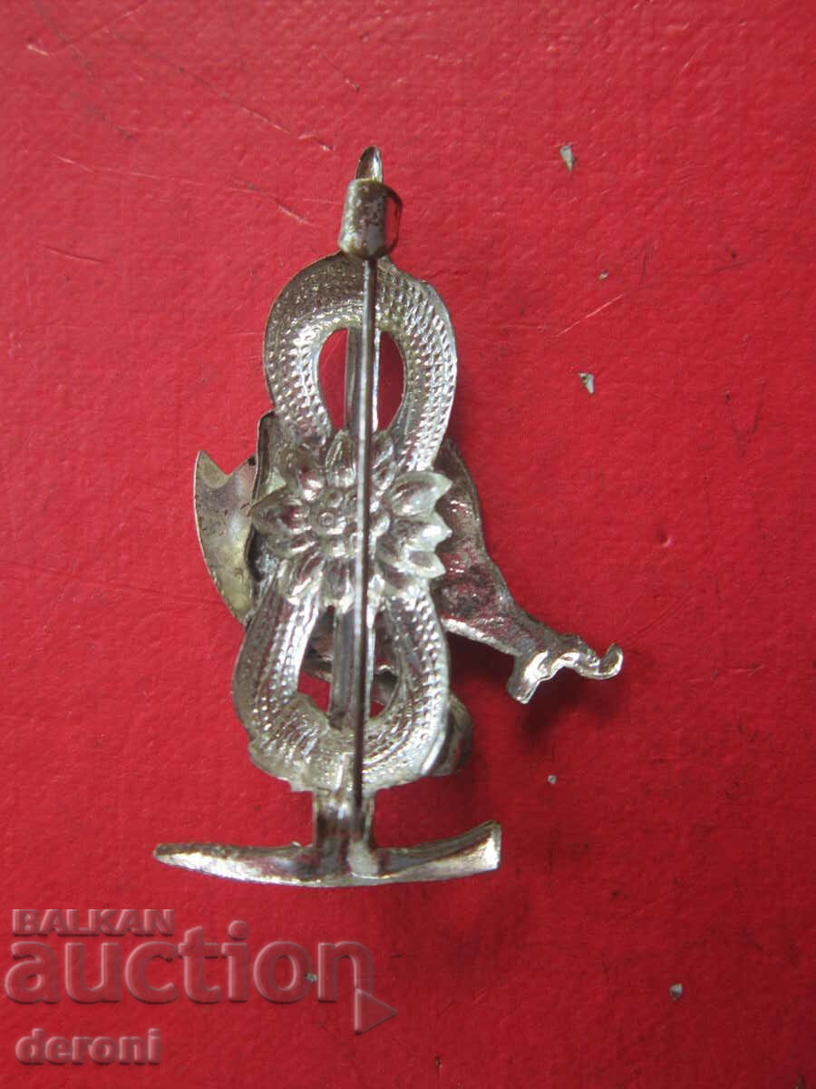 Antique hunting bronze badge badge 1 - 5 Antique hunting bronze badge badge 1 - 5