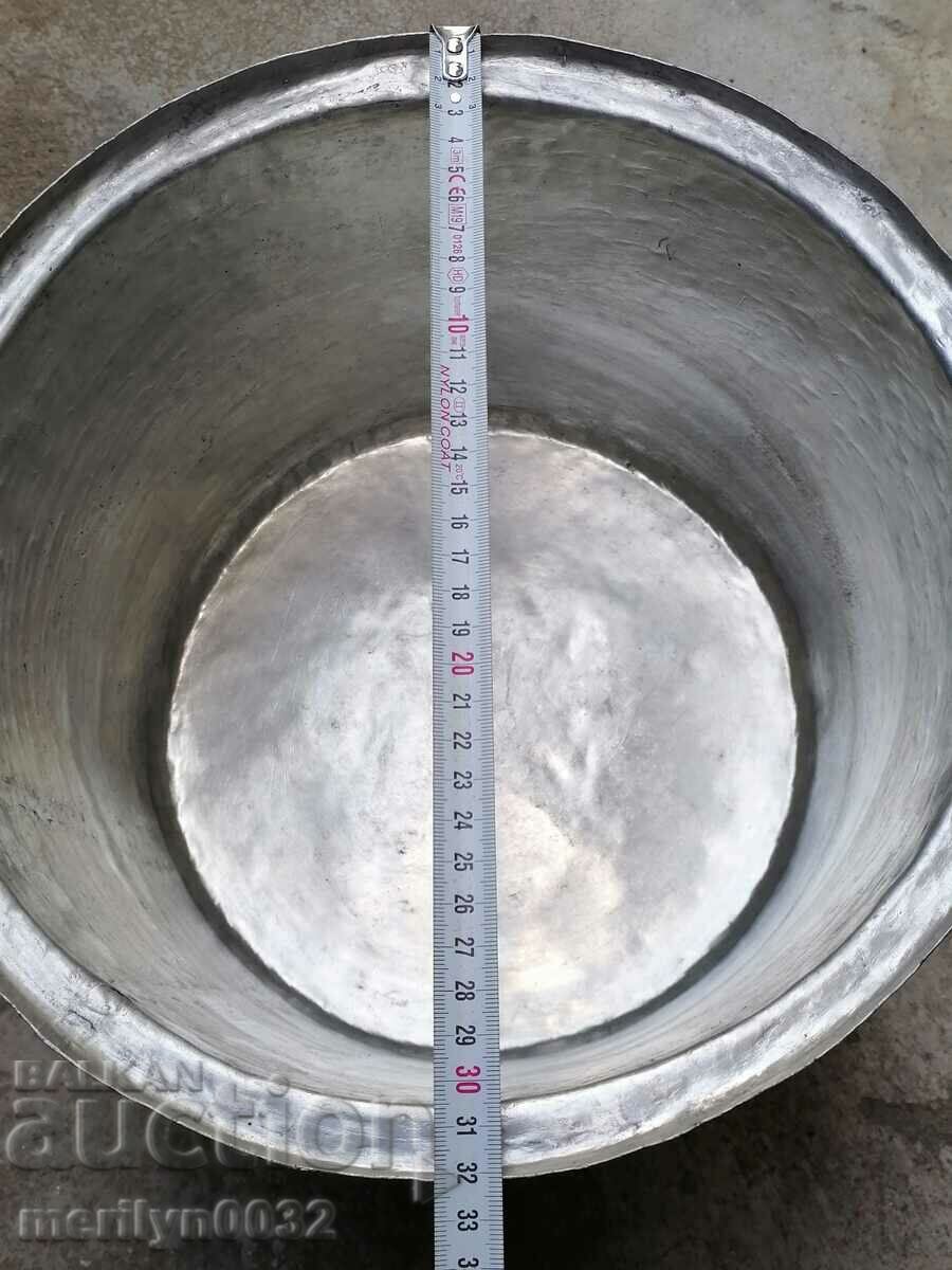 Copper pot with lid copper copper container boiler bass - 5 Copper pot with lid copper copper container boiler bass - 5