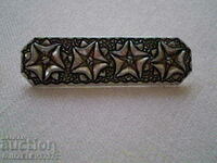 Retro Women's Brooch white metal