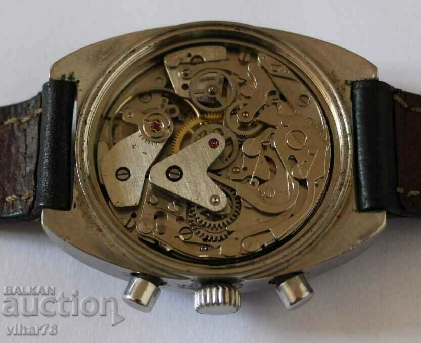 RARE MODEL-MEN'S WATCH BWC-CHRONOGRAPH - 5 RARE MODEL-MEN'S WATCH BWC-CHRONOGRAPH - 5