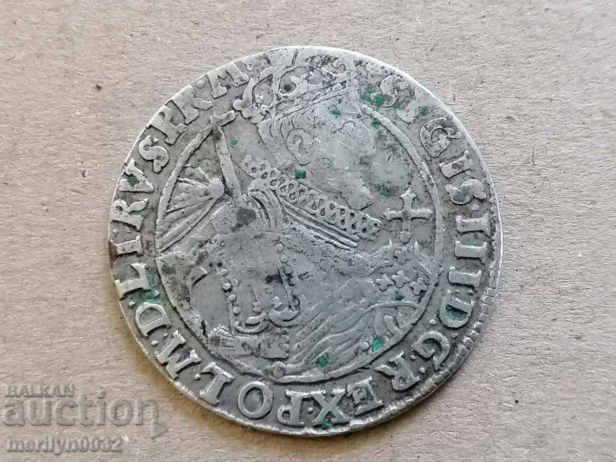 Auction Quarter silver thaler Sigismund silver coin coat of arms Auction Quarter silver thaler Sigismund silver coin coat of arms
