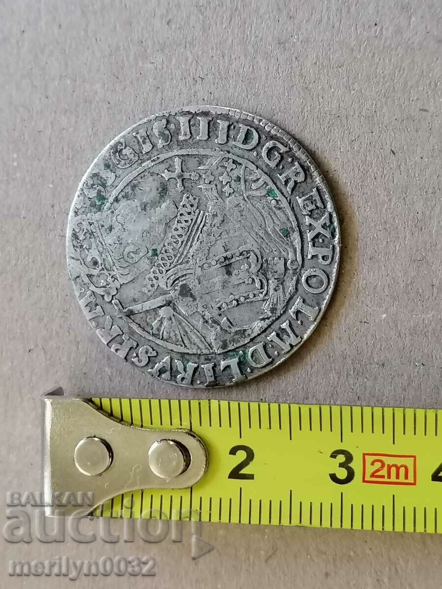 Quarter silver thaler Sigismund silver coin coat of arms - 5 Quarter silver thaler Sigismund silver coin coat of arms - 5