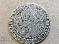 Quarter Thaler Silver Sigismund Silver Coin Coat of Arms