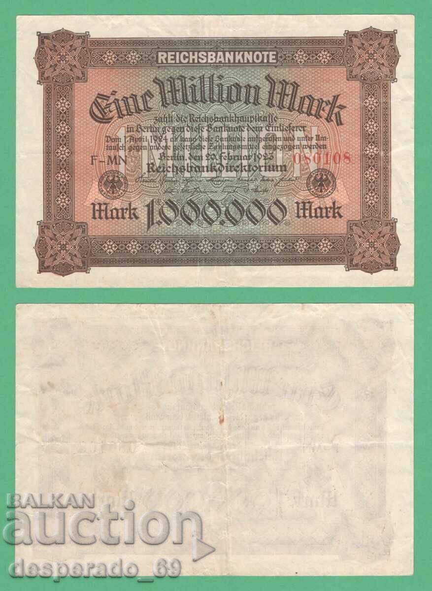 (¯` '• .¸ GERMANIA 1 milion de marci 20.02.1923 •. •' ´¯)