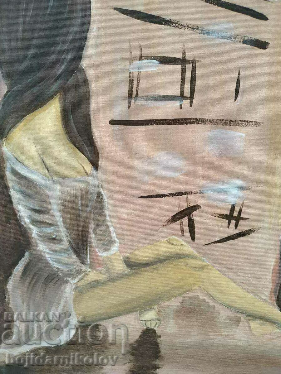 In anticipation, an author's painting on canvas - 5 In anticipation, an author's painting on canvas - 5