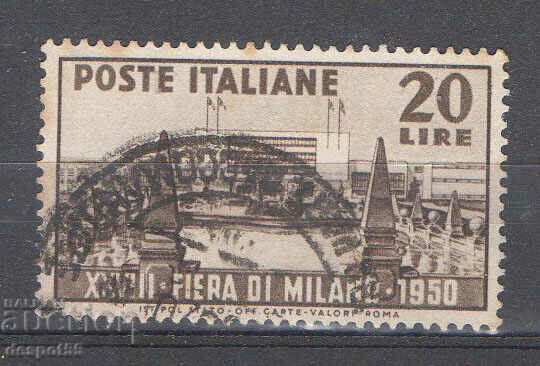 1950. Republic of Italy. The 28th Trade Fair in Milan.