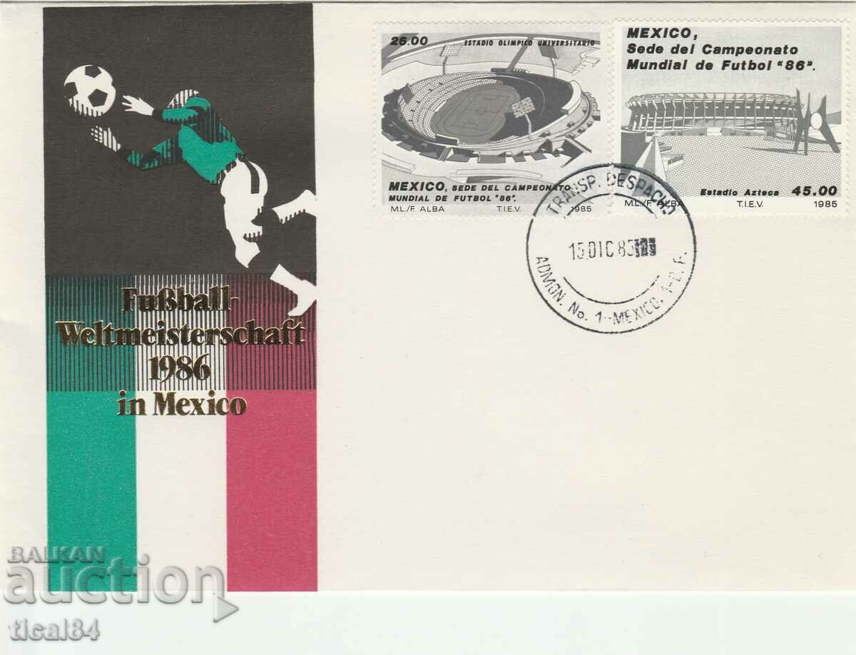 Mexico 1986 - Special Envelope Stadiums