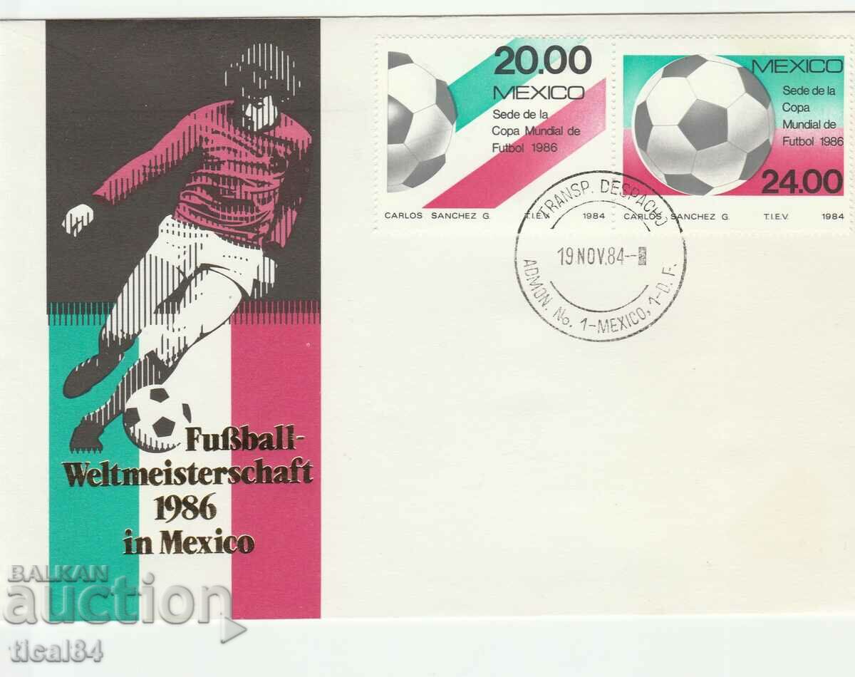 Мексико 1986 - Специален плик за св. п-во по футбол