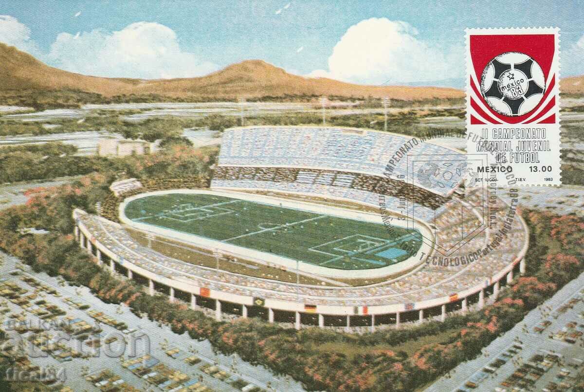 Mexico 1986 - Technoco Stadium in Monterey Maxicarta