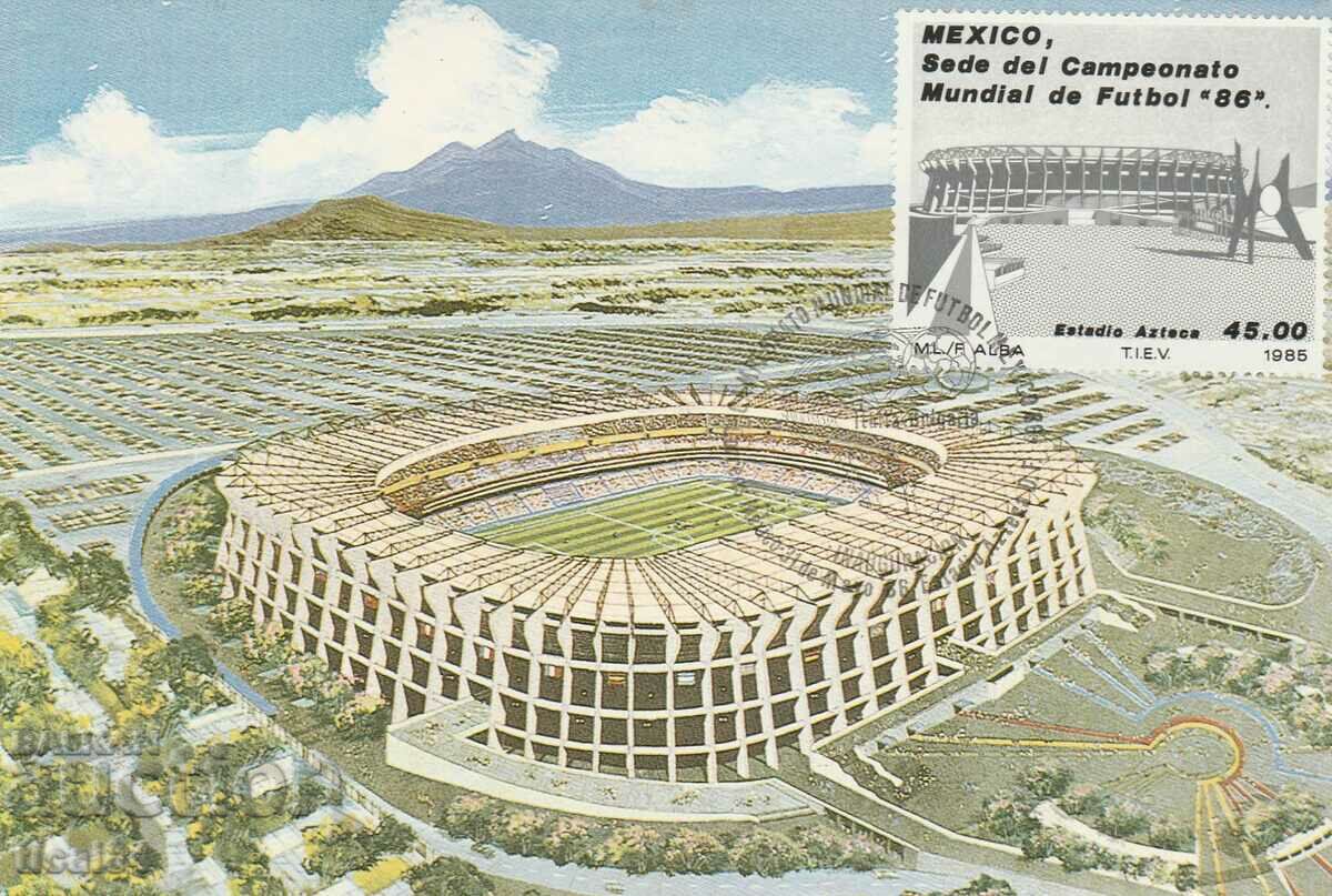 Мексико 1986 - Стадион Ацтека максикарта