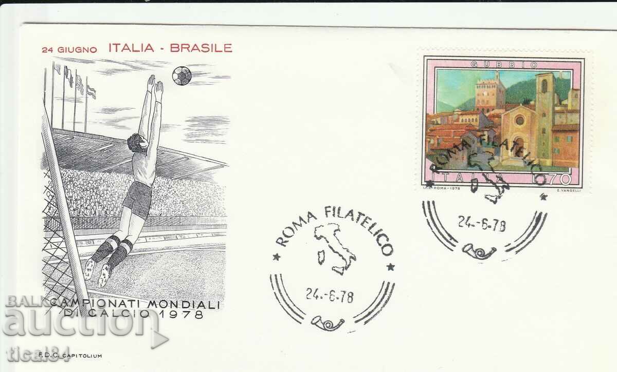 Italy 1978 - special envelope for the match Italy - Brazil