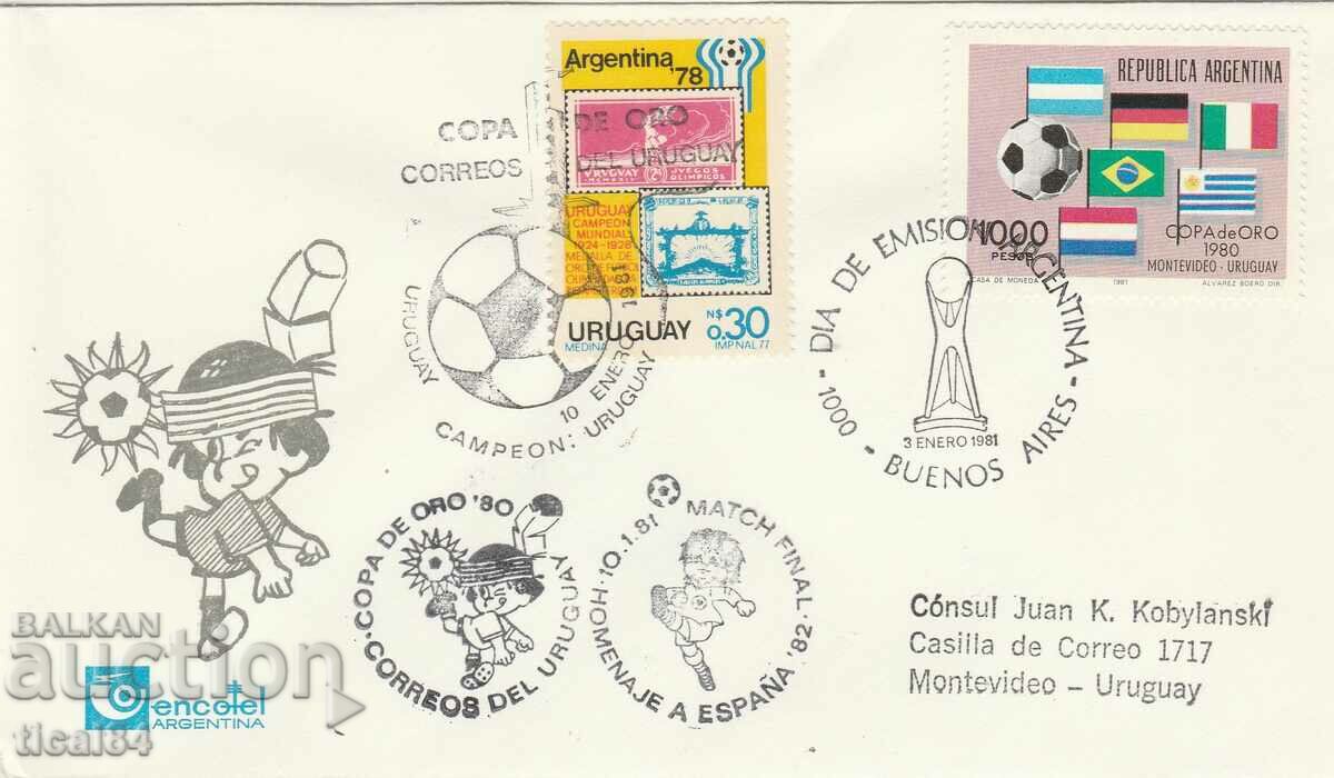 Argentina 1981 - plic special pentru Cupa de Aur