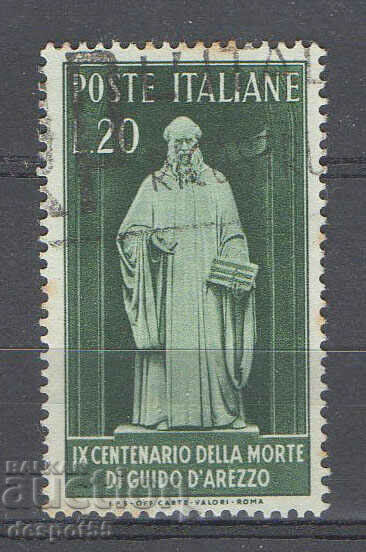 1950. Italian Republic. 900th anniversary of Arezzo's death.