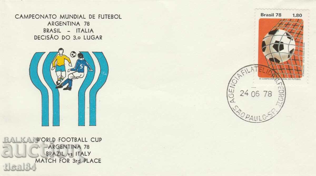Бразилия 1978 специален плик и клеймо за  Бразилия - Италия