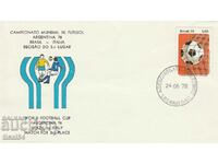 Brazil 1978 special envelope and stamp for Brazil - Italy
