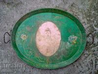 Old painted tray
