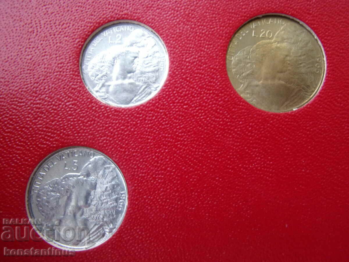 Delivery of Vatican Set 8 Coins 1966 UNC Rare