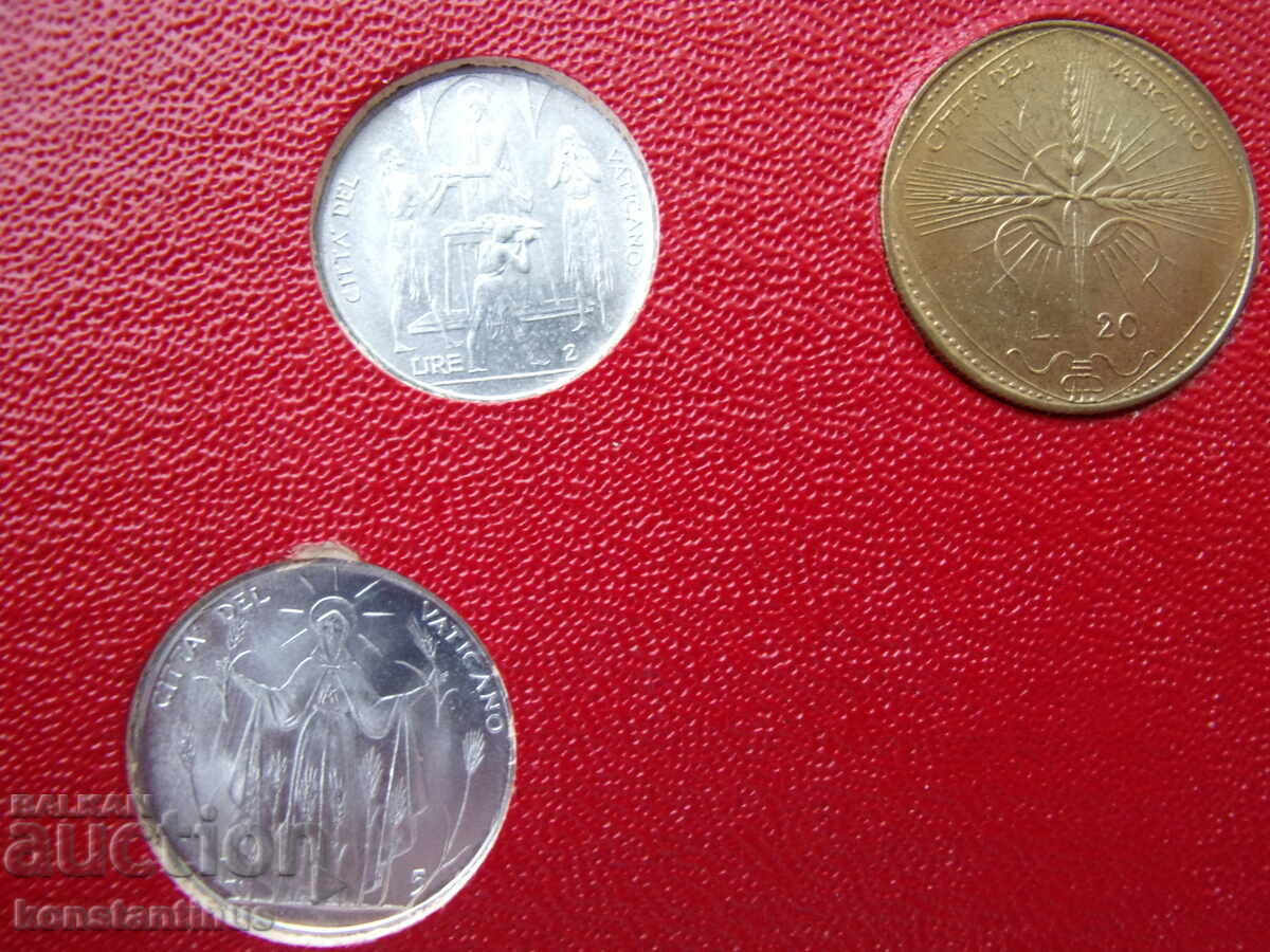 Delivery of Vatican Set 8 Coins 1968 UNC Rare