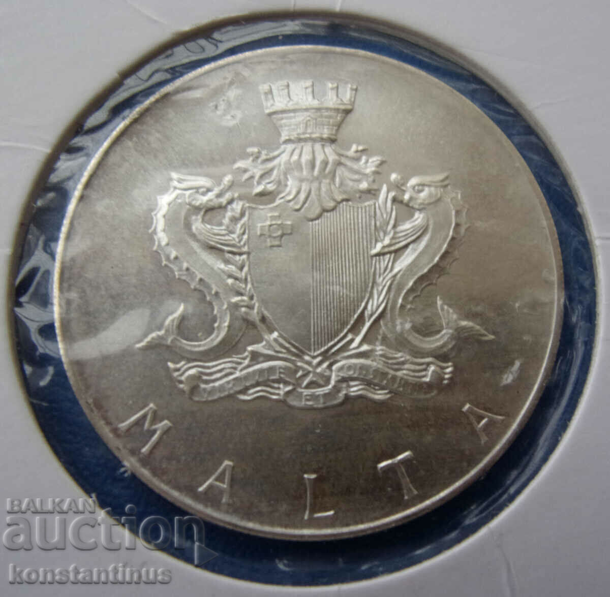 Малта 2 лири 1974 UNC Rare с цена € 23.01 | 45.00 лв.