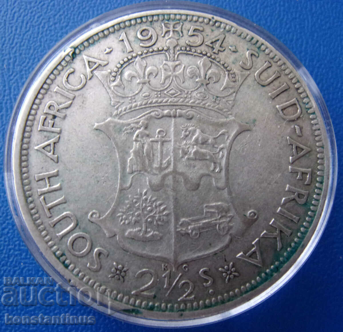 South Africa 2½ Shilling 1954 Rare