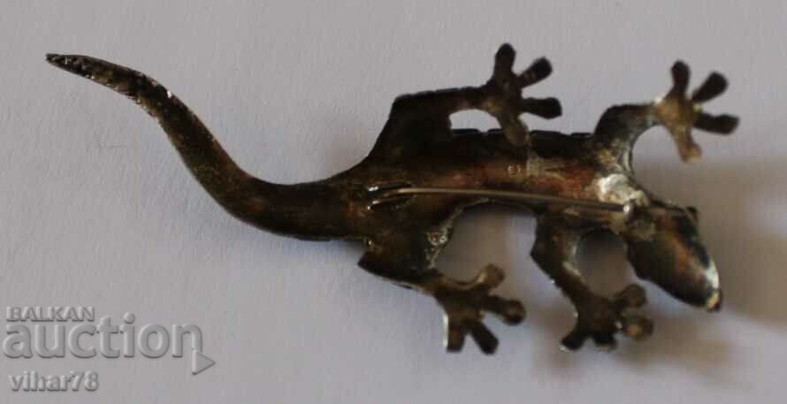 OLD BROWN-SILVER BROOCH - 6 OLD BROWN-SILVER BROOCH - 6