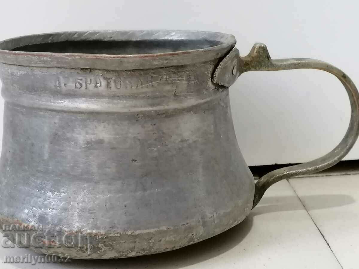 Old cauldrons, troughs, copper, kettle, boiler, pot with price 99.00 BGN | € 50.62
