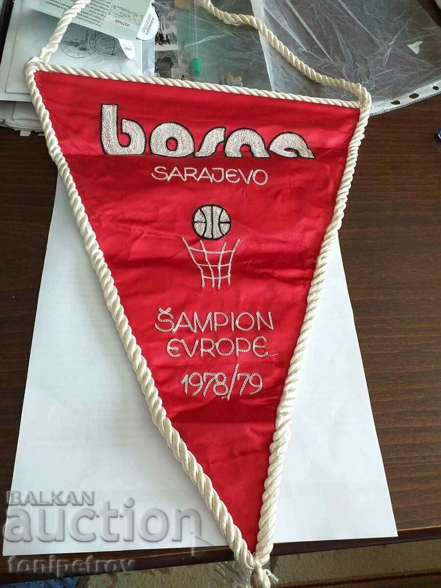 Flag basketball champion Europe Sarajevo 1978/79 1974