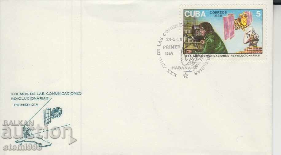 Първодневен Пощенски плик Куба