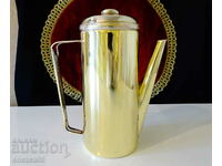 Jug, brass teapot 19 cm.
