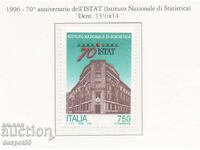 1996. Italia. 70 de ani de la Institutul Național de Statistică.