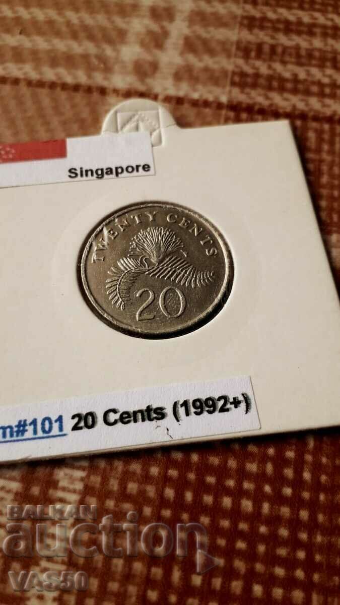 2. SINGAPORE-20c. 1993.