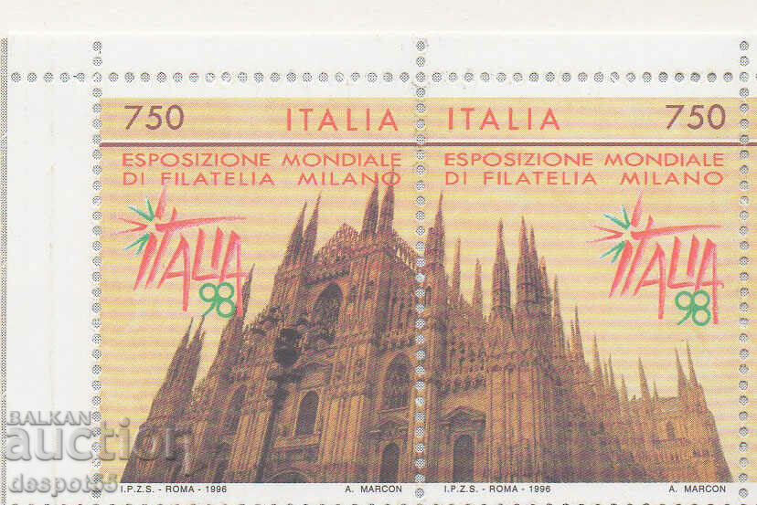 1996. Ιταλία. Διεθνής Φιλοτελική Έκθεση - ΙΤΑΛΙΑ.