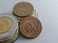 Reich coin - Germany - 2 pfennigs 1875; series B