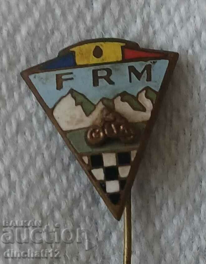 Insigna. Federatia Romana de Motociclism. Auto Moto