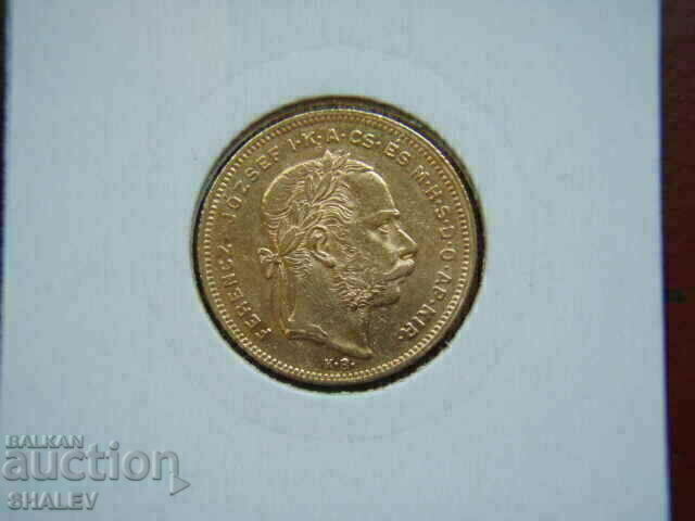 8 Forint / 20 Francs 1875 Hungary - XF/AU (gold) - 5 8 Forint / 20 Francs 1875 Hungary - XF/AU (gold) - 5
