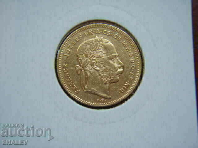 8 Forint / 20 Francs 1875 Hungary - XF/AU (gold) - 6