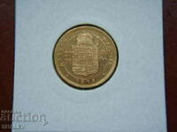 8 Forint / 20 Francs 1875 Hungary - XF/AU (gold)