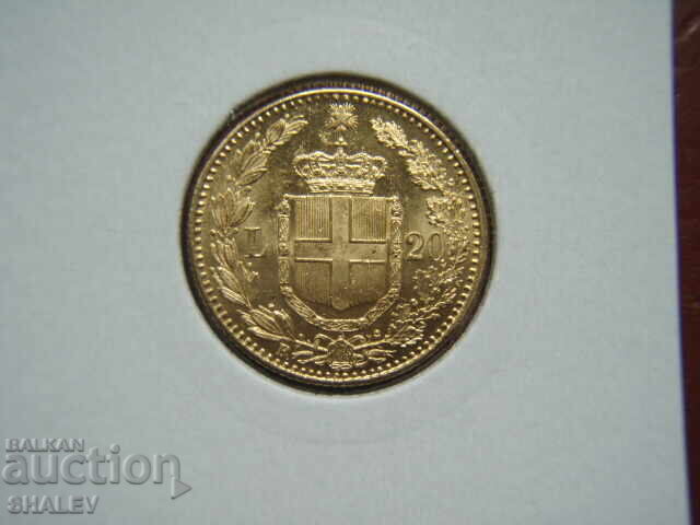 Delivery of 20 Lire 1886 Italy - AU/Unc (gold)
