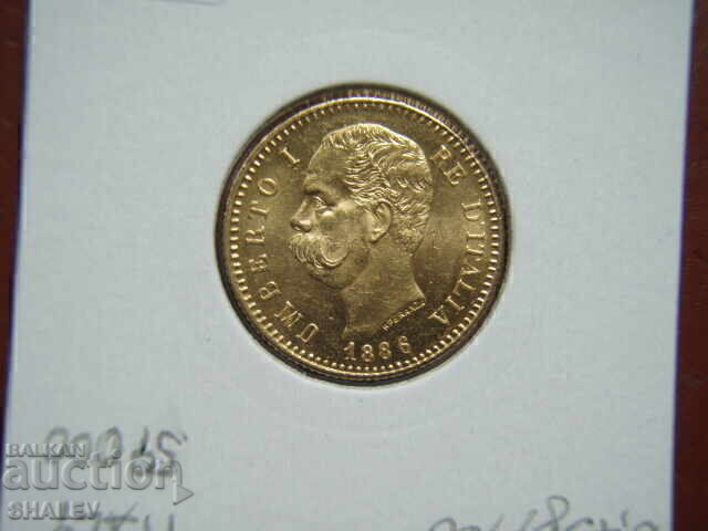 20 λιρέτες 1886 Ιταλία - AU/Unc (χρυσός) - 5