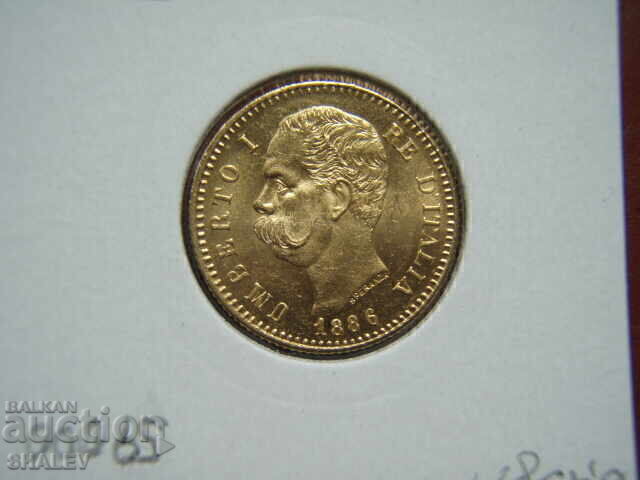 20 λιρέτες 1886 Ιταλία - AU/Unc (χρυσός) - 6