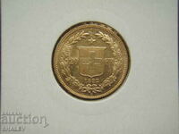 20 Francs 1892 Switzerland (1) - AU (gold)