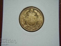 20 Lire 1886 Italy - AU/Unc (gold)