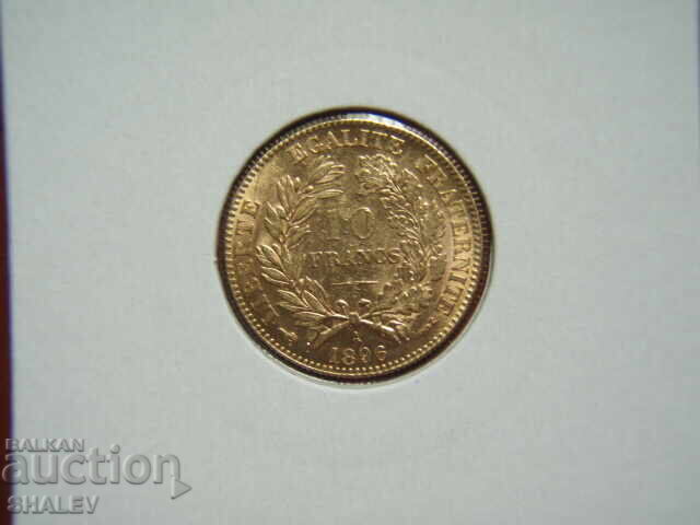 Auction 10 Francs 1896 A France (10 Francs France) /2/ - AU+ (gold) Auction 10 Francs 1896 A France (10 Francs France) /2/ - AU+ (gold)