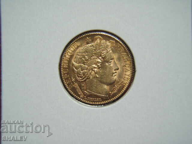 10 Francs 1896 A France (10 Francs France) /2/ - AU+ (gold) - 5 10 Francs 1896 A France (10 Francs France) /2/ - AU+ (gold) - 5